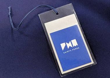De gepersonaliseerde Kleding hangt Markeringen voor Kledingstukkengiften/Recyled-de Etiketten van pvc