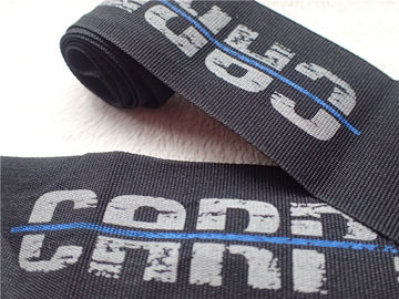 Elastische Koord van bagagetoebehoren het niet, 37MM Vlakke Nylon Koordriem met Drukembleem