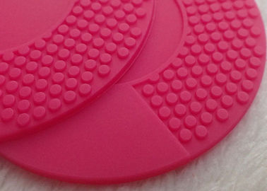 Rozerode Zachte pvc-Flarden voor het Instrument van de Gezichtswas/Zacht Siliconeflard