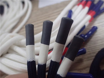 De ronde niet Elastische Grijze en Witte Deklaag van de Polyesterkabel voor Kleren
