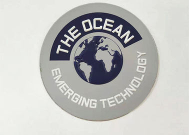 Het ronde Douane Rubberflard TPU maakte 3D Ijzer op Hete de Overdrachtsticker van de Smeltingshitte in reliëf