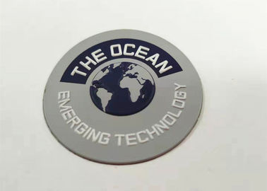 Het ronde Douane Rubberflard TPU maakte 3D Ijzer op Hete de Overdrachtsticker van de Smeltingshitte in reliëf