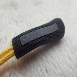 Weerspiegelende Zilveren Rubber de Ritssluitingstrekker van de Injectiekabel voor Kledingstukdecoratie