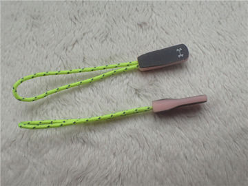 Fluorescent Groen Kabeloog die Rubberritssluitingstrekker voor Openluchtsportkleding vangen