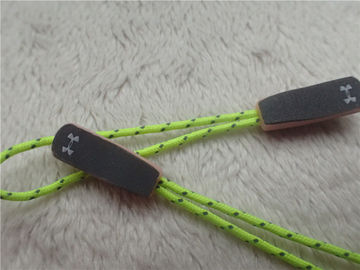 Fluorescent Groen Kabeloog die Rubberritssluitingstrekker voor Openluchtsportkleding vangen