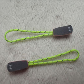 Fluorescent Groen Kabeloog die Rubberritssluitingstrekker voor Openluchtsportkleding vangen