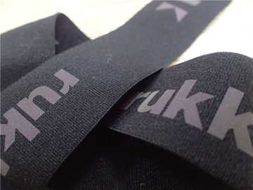 Het Embleem van de hitteoverdracht op van de Polyester Elastisch Singelband/Kleding Elastiekje