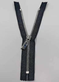 Duurzame y-de Tandenritssluiting van het Stijlmetaal met Zuivere Katoenen Doek/Metaalritssluitingen voor Jeans