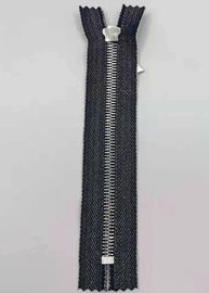 Duurzame y-de Tandenritssluiting van het Stijlmetaal met Zuivere Katoenen Doek/Metaalritssluitingen voor Jeans