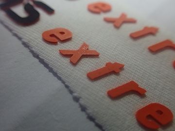 Normale Inkt van Hoogte - van de de Overdrachtkleding van de dichtheidshitte de Aangepaste Vorm Etiketten