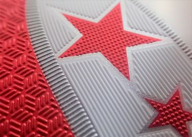 Zacht Ijzer op TPU-Kentekensserigrafie die 3D In reliëf gemaakte Overdracht van de Embleemhitte drukken