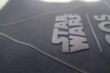 Van de het Schermdruk van het lintsilicone het Etiket/de Serigrafie van het het Embleempolo van de Stickers Witte Douane het Overhemdssportkleding