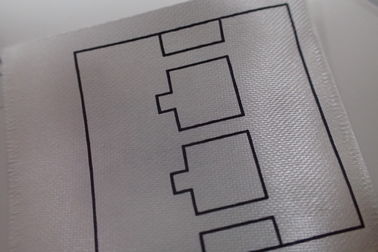 De wasbare Etiketten van de het Lintzorg Geweven Kleding van de het Schermdruk voor Polooverhemd, Laag, Broek