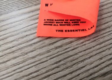 8*3.5CM het Etiket van het Siliconekledingstuk