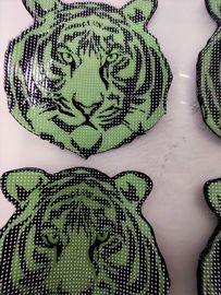 Eco - Vriendschappelijk Ijzer op Kledingstukhitte - verbindings Rubberflarden