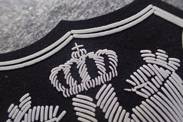 Schuim Kledende Rubber het Embleemflarden van Microfiber