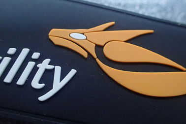 Water - Bewijs 3D Embleem 1.9mm de Rubberflarden van pvc