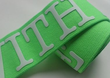 Het aangepaste Gekleurde Logo Printing Manufacturers Elastic Book-Elastiek van de Bandjacquard
