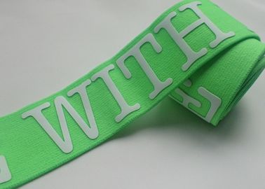 Het aangepaste Gekleurde Logo Printing Manufacturers Elastic Book-Elastiek van de Bandjacquard