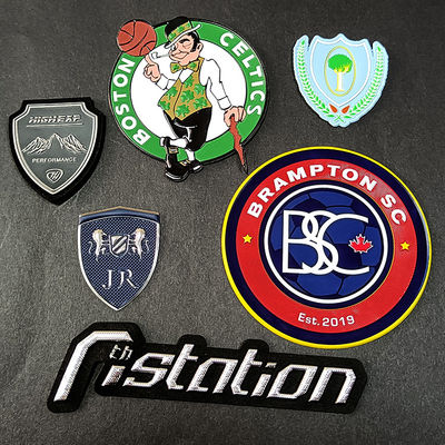 Van de de Hittepers van het vlagontwerp 3D In reliëf gemaakte Overdracht Logo Tpu Patches For Clothing