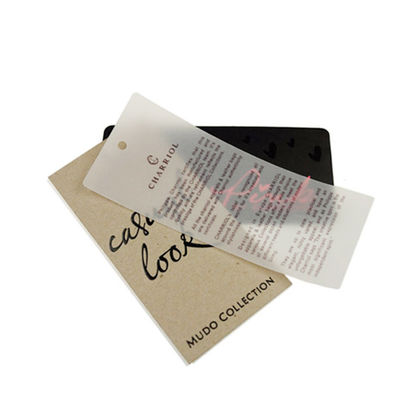 De in het groot Douanedocument Kleding van Logo Swing Hang Tag For