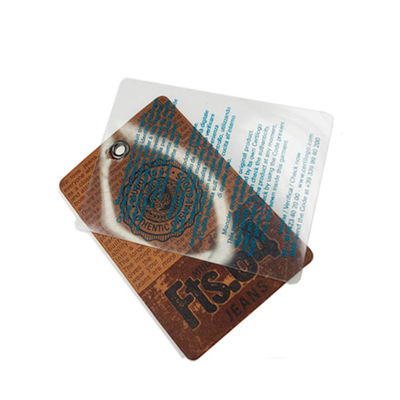 De in het groot Douanedocument Kleding van Logo Swing Hang Tag For