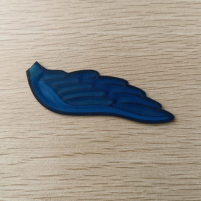 Ijzer op Flarden van Logo Soft TPU van de Kentekens 3D In reliëf gemaakte Merknaam voor Kleding