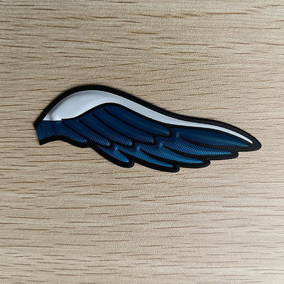 Ijzer op Flarden van Logo Soft TPU van de Kentekens 3D In reliëf gemaakte Merknaam voor Kleding