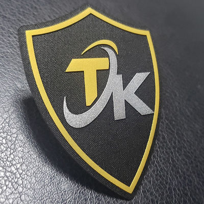 De manierdouane drukte het In reliëf gemaakte Etiket van Tpu van de Flard 3D Kleur voor Kledingstuk