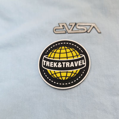 OEM van de het Siliconehitte van pvc de Etiketten van de de Overdrachtkleding met Aangepast Embleem