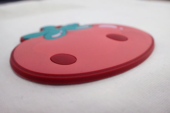 Aangepast Rubber 3D Logo Label-In reliëf gemaakt pvc graveerde Rubberflarden
