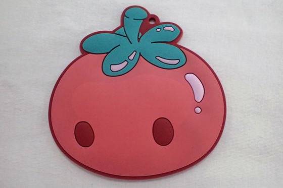 Aangepast Rubber 3D Logo Label-In reliëf gemaakt pvc graveerde Rubberflarden