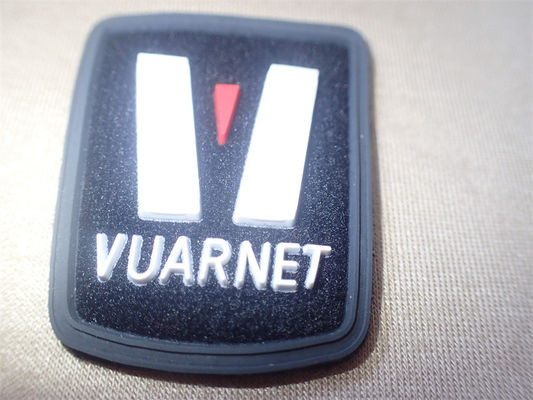 OEM 3D van het Micro- van het Kledingsetiket Douane Logo On Fiber Injectiekenteken