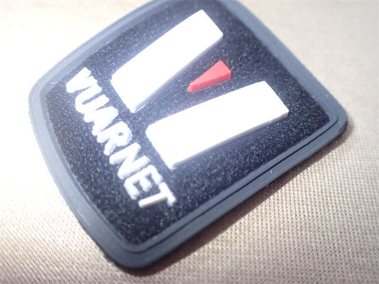 OEM 3D van het Micro- van het Kledingsetiket Douane Logo On Fiber Injectiekenteken