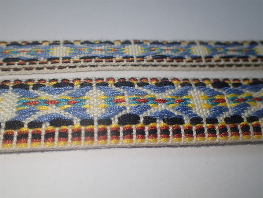 De douane Geweven van de Katoenen Kleurrijke Nationale Stijl Met hoge weerstand Jacquardband