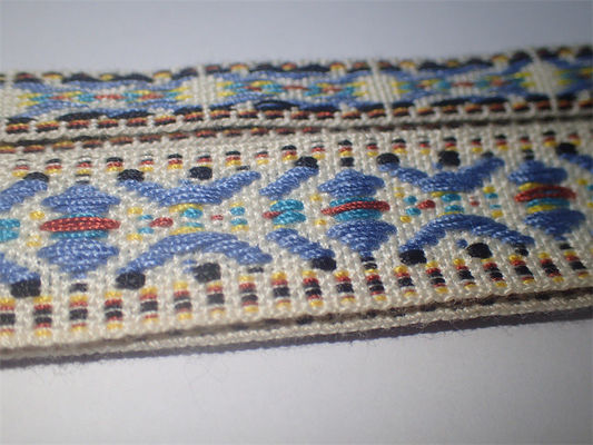 De douane Geweven van de Katoenen Kleurrijke Nationale Stijl Met hoge weerstand Jacquardband