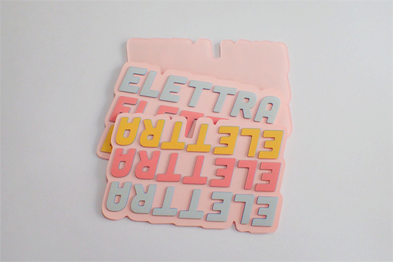 Van de de Douaneserigrafie van pvc TPU de Druketiketten met 3 Pantone-Kleuren