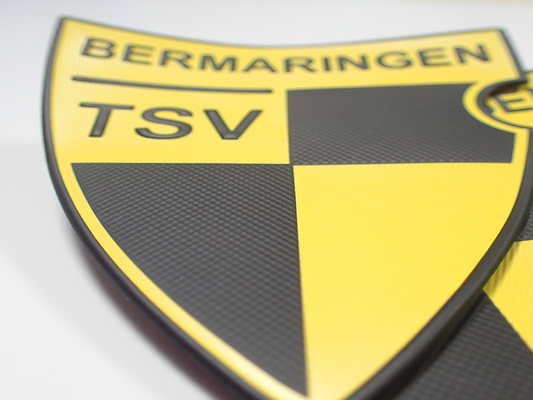 3D Effect TPU Kentekens In reliëf gemaakte Maatkledingflarden met Speciale Texturen