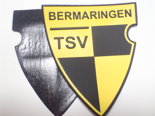 3D Effect TPU Kentekens In reliëf gemaakte Maatkledingflarden met Speciale Texturen