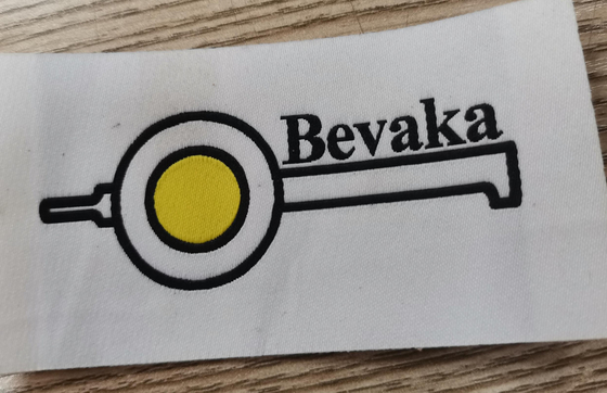 De Etikettenrand van t-shirt het Wasbare Geweven Kleren In orde maken voor Kledingstuk