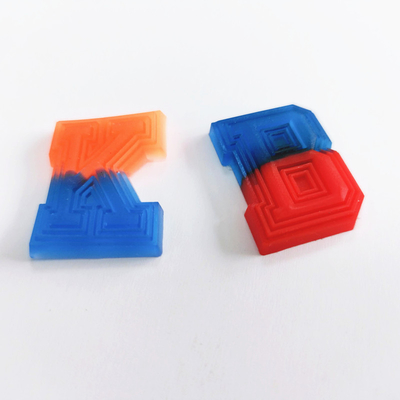 De in reliëf gemaakte Douane naait op Logo Patches, het Rubberetiket van pvc met Speciaal Effect