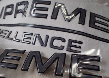 3D Effect TPU de Kledingsetiketten van de Hitteoverdracht, Flard Met hoge frekwentie met het In reliëf maken van Embleem voor Aangepast