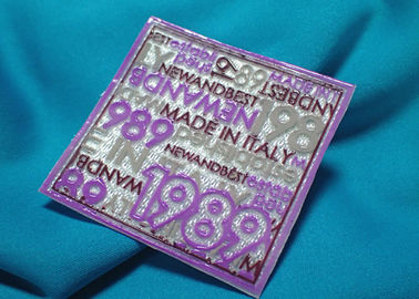 Van het Ontwerppvc van de silicone Materieel Douane de Doeketiket, 3D Decoratieve Flarden voor Jasjes