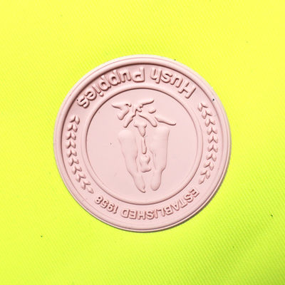 Hoge kwaliteit Silicone Transfer 3D Heat Press Kleding Label Silicone Badge voor Stoffen