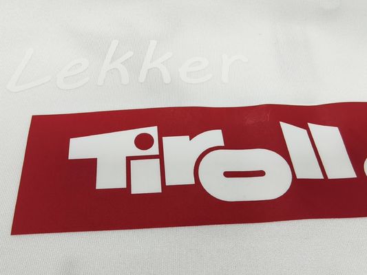 Custom Fashion Label DTF Sticker Film Op PET Strijk Transfer Voor T-shirts