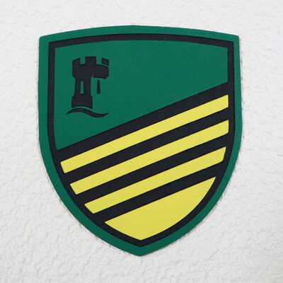 Custom Silicone Screen Printed Label Waterdicht Duurzaam Logo Tag voor Sportswear & Uniforms