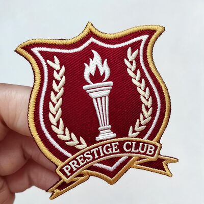 Op maat geborduurde patches Warmteoverdracht Ontworpen voor duurzaam wasbaar met meerdere kleuropties voor skikleding en uniformen