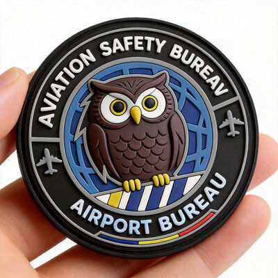 Custom 3D High Frequency TPU badges met siliconen materiaal en gepersonaliseerde logo's voor duurzame kleding en kleding patch branding