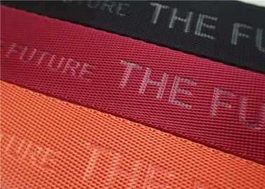 Kleurrijke Nylon niet Elastische Koord/Band Hoge Frequentie met Aangepast Embleem