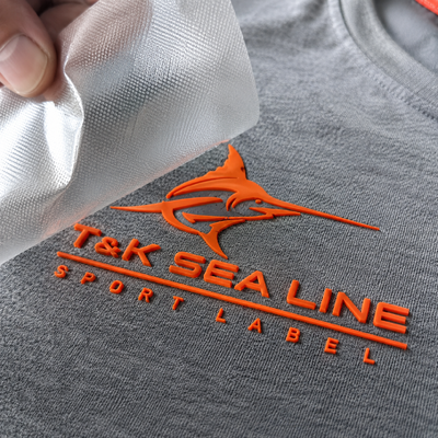 Custom 3D TPU warmteoverdracht logo labels voor sportkleding merken